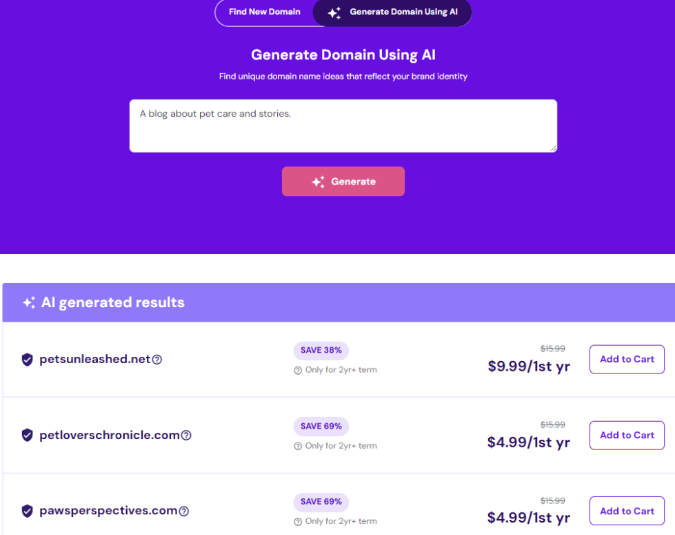 How to Buy Domain from Hostinger 