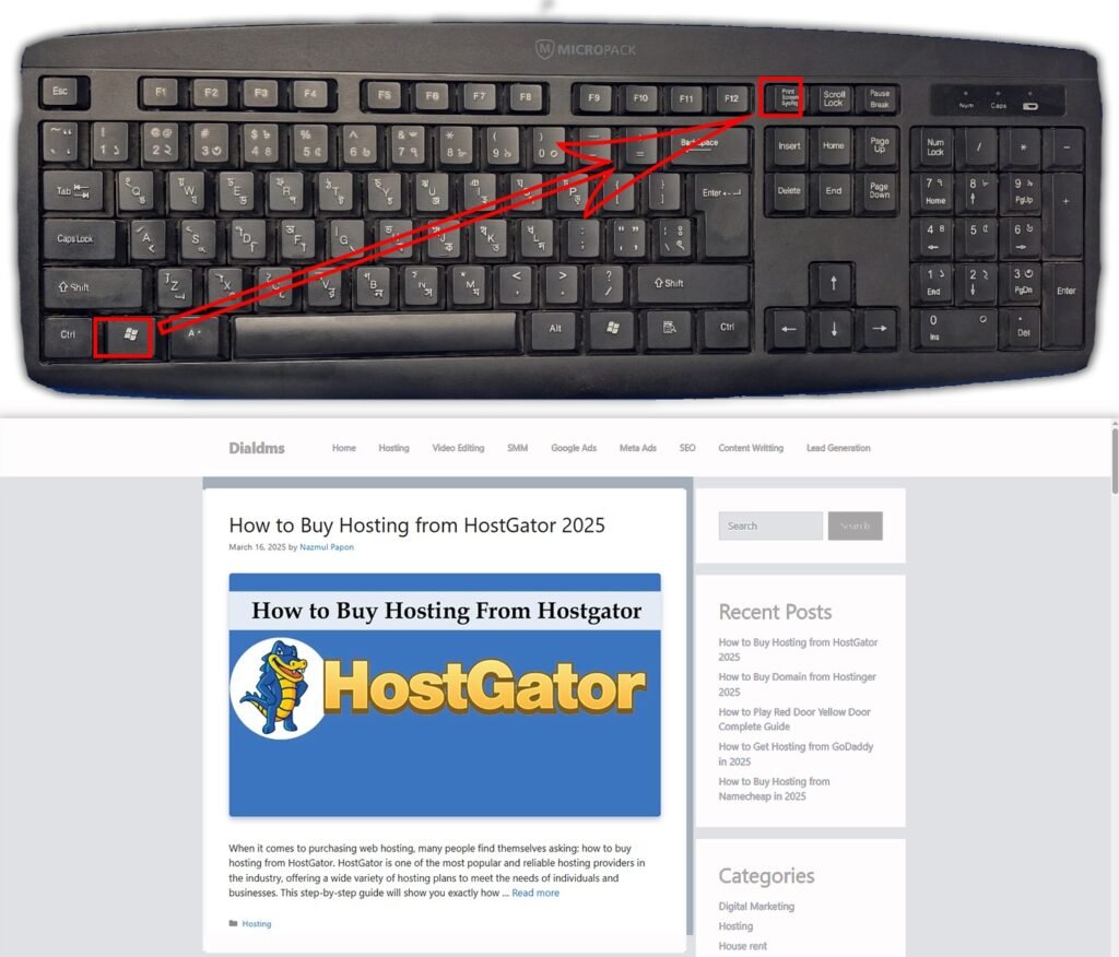 How to Take a Screenshot method 3